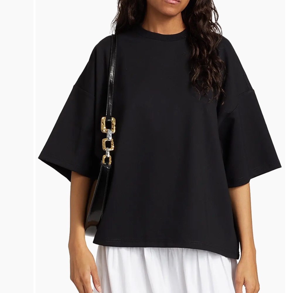 STAUD Capsule Oversized T-shirt Tee Black